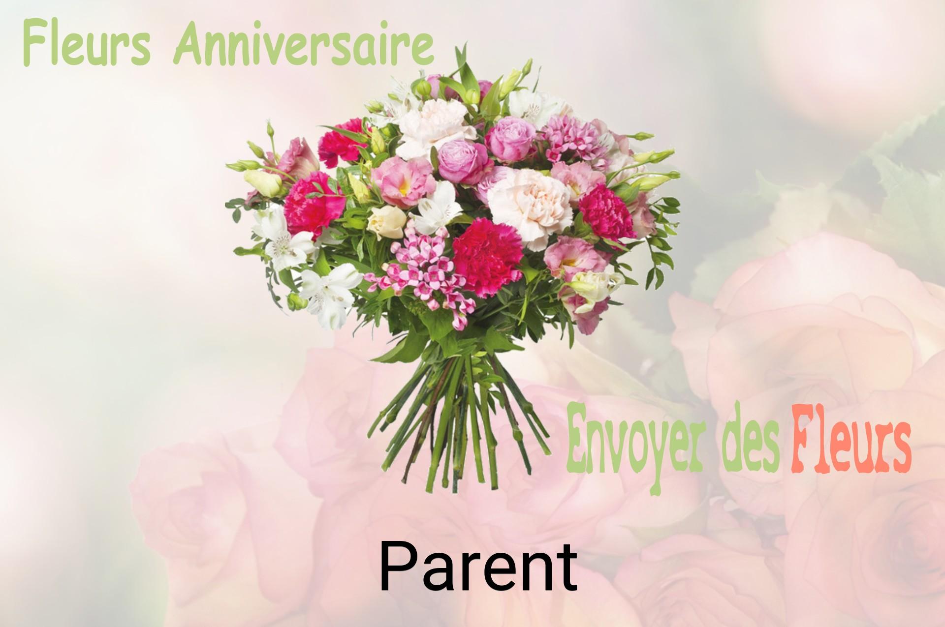 Bouquet de fleurs d’anniversaire livré à Parent